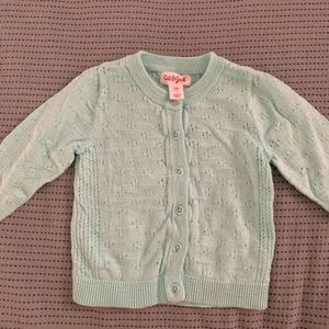 Green Baby Cardigan